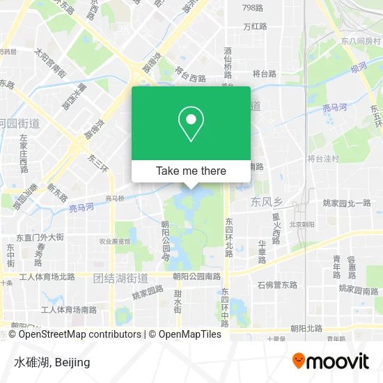 水碓湖 map