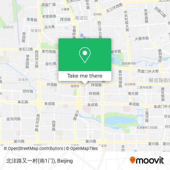 北洼路又一村(南1门) map
