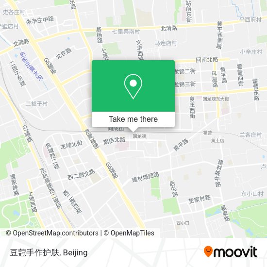 豆蒄手作护肤 map