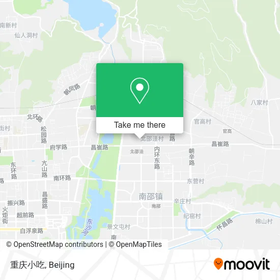 重庆小吃 map