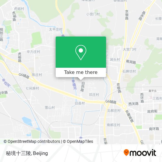 秘境十三陵 map