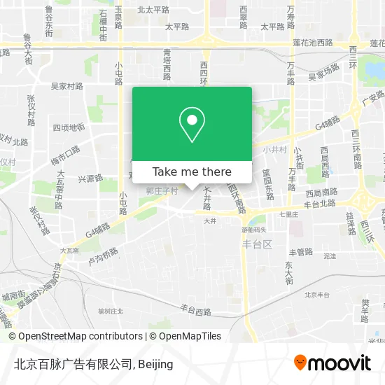 北京百脉广告有限公司 map