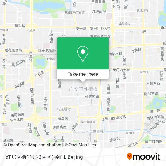 红居南街1号院(南区)-南门 map