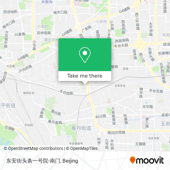 东安街头条一号院-南门 map
