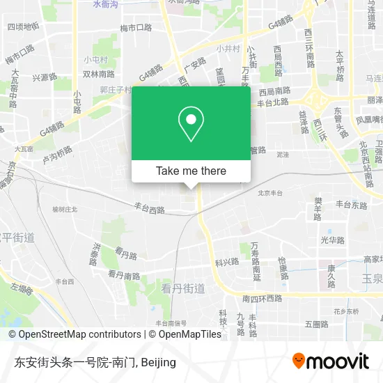 东安街头条一号院-南门 map