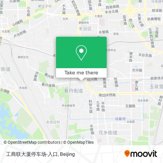 工商联大厦停车场-入口 map