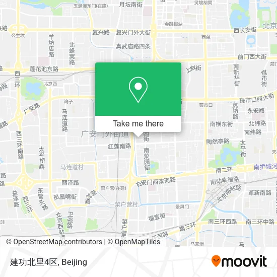 建功北里4区 map