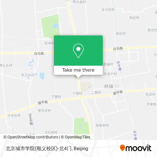 北京城市学院(顺义校区)-北4门 map