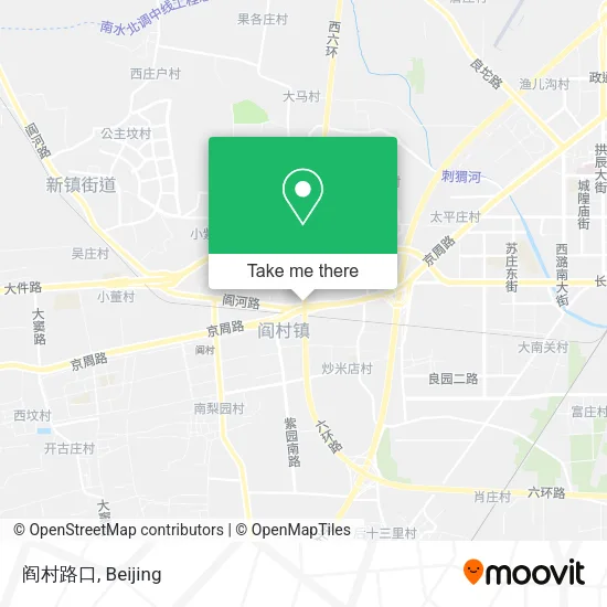 阎村路口 map