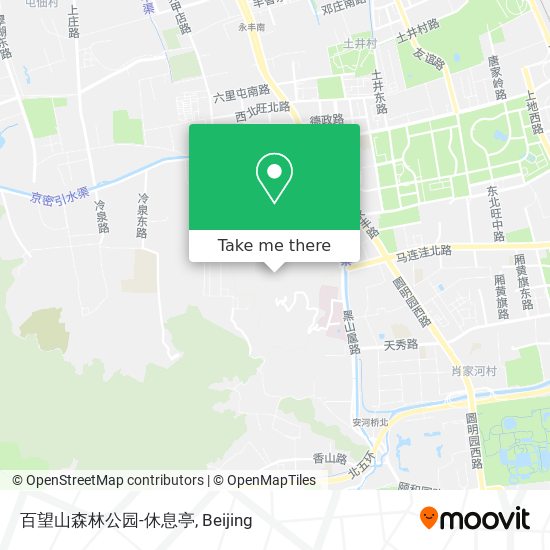 百望山森林公园-休息亭 map