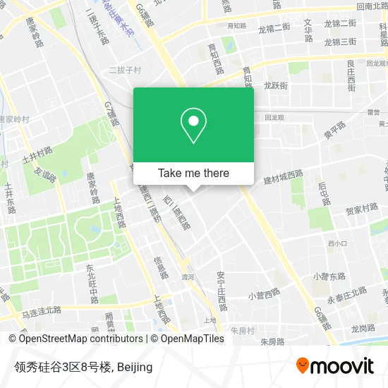 领秀硅谷3区8号楼 map