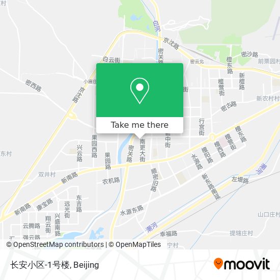 长安小区-1号楼 map