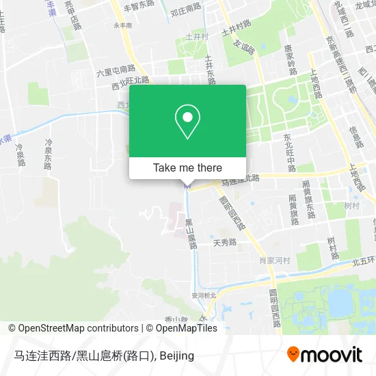 马连洼西路/黑山扈桥(路口) map