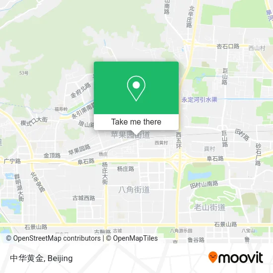 中华黄金 map