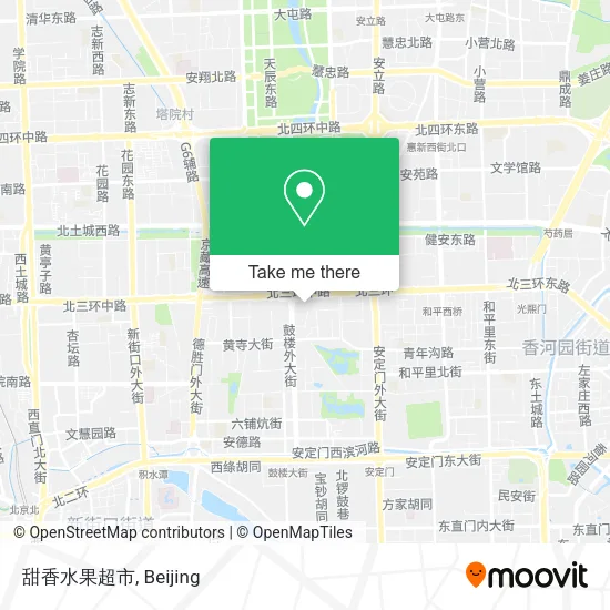 甜香水果超市 map