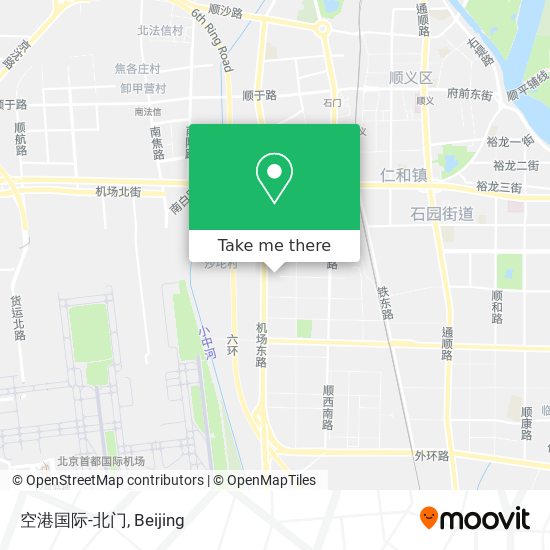 空港国际-北门 map