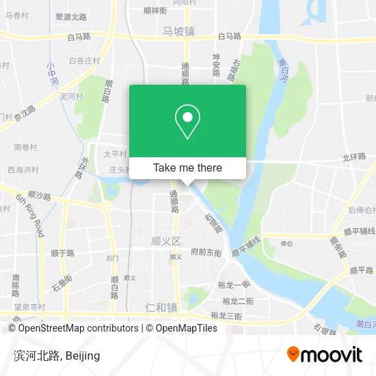 滨河北路 map