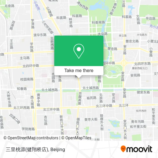 三里桃源(健翔桥店) map