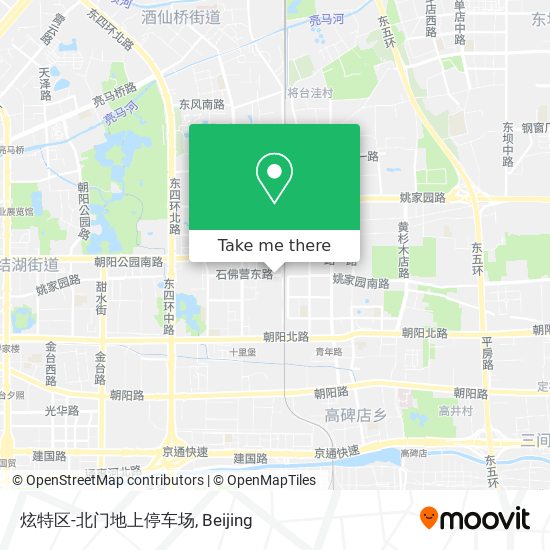 炫特区-北门地上停车场 map
