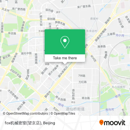 fox机械密室(望京店) map