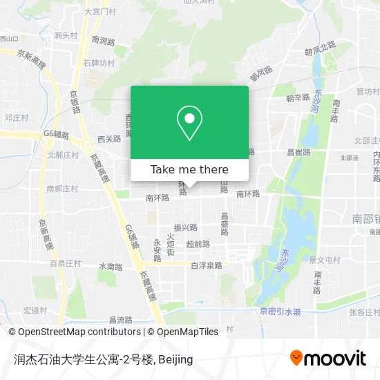 润杰石油大学生公寓-2号楼 map