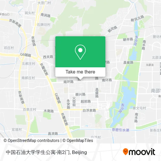 中国石油大学学生公寓-南2门 map