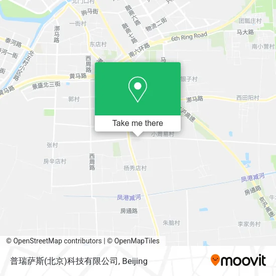 普瑞萨斯(北京)科技有限公司 map