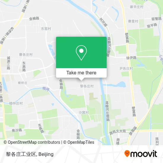 黎各庄工业区 map