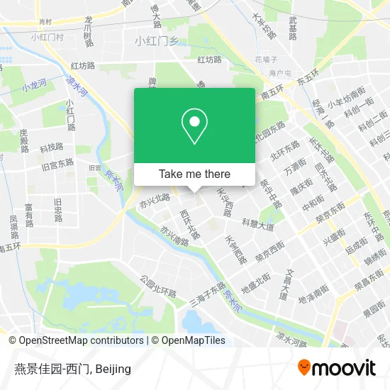 燕景佳园-西门 map