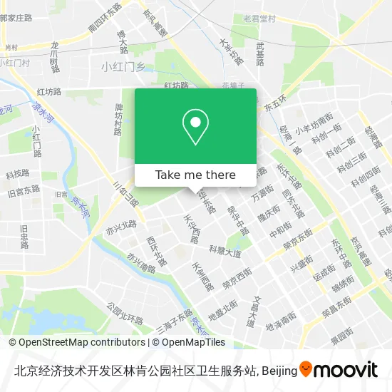 北京经济技术开发区林肯公园社区卫生服务站 map