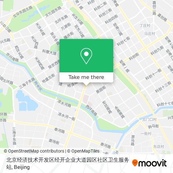 北京经济技术开发区经开企业大道园区社区卫生服务站 map