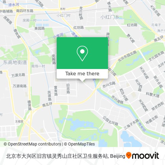 北京市大兴区旧宫镇灵秀山庄社区卫生服务站 map
