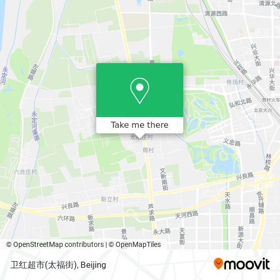 卫红超市(太福街) map