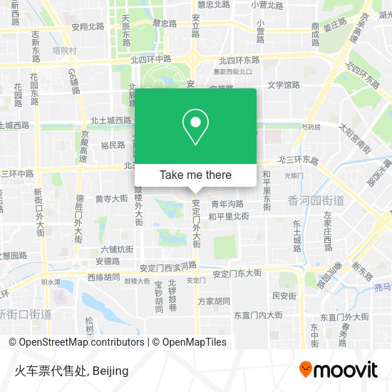 火车票代售处 map