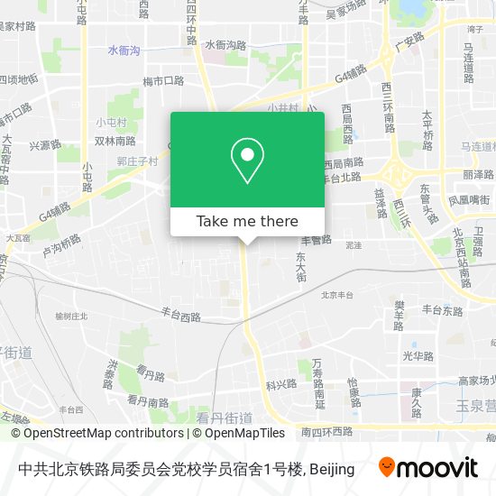 中共北京铁路局委员会党校学员宿舍1号楼 map