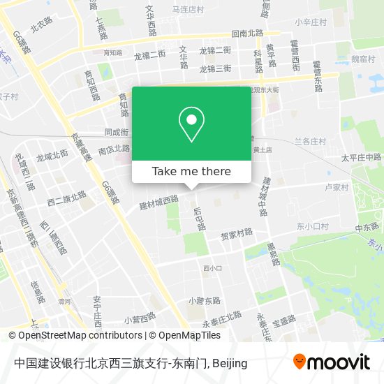 中国建设银行北京西三旗支行-东南门 map