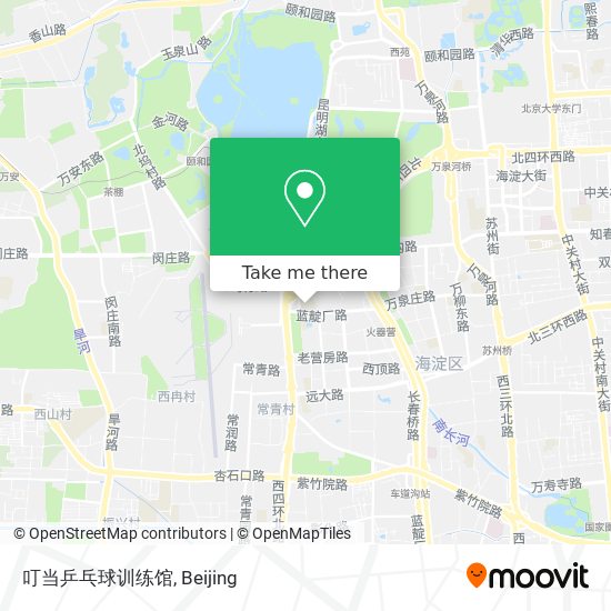 叮当乒乓球训练馆 map