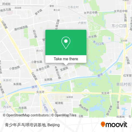 青少年乒乓球培训基地 map