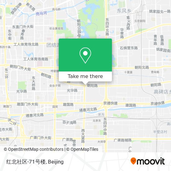 红北社区-71号楼 map