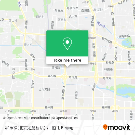 家乐福(北京定慧桥店)-西北门 map