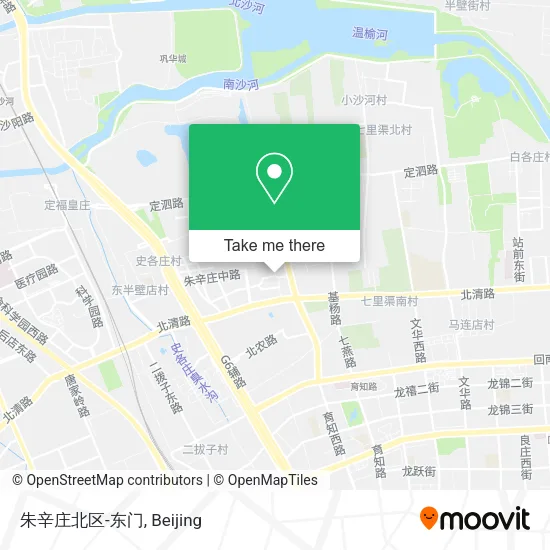 朱辛庄北区-东门 map