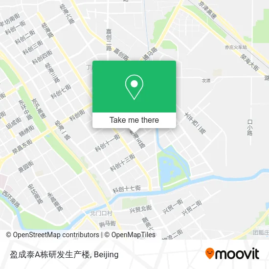 盈成泰A栋研发生产楼 map