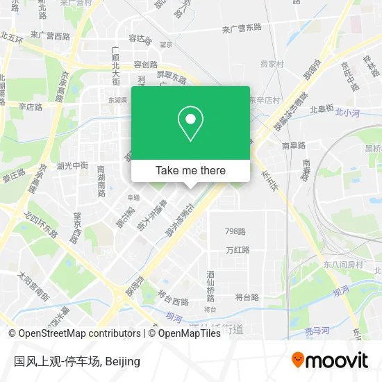 国风上观-停车场 map