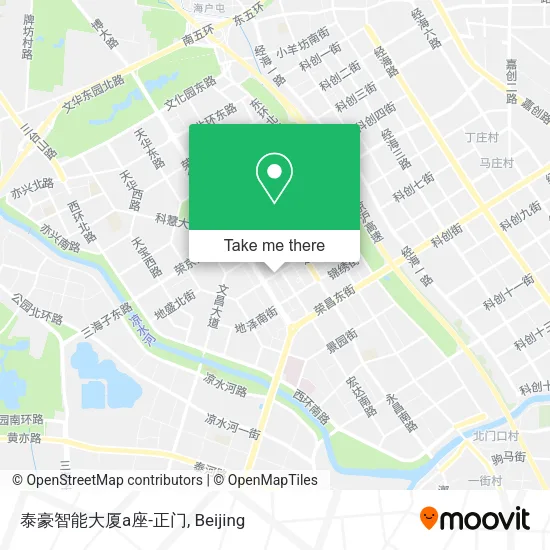 泰豪智能大厦a座-正门 map