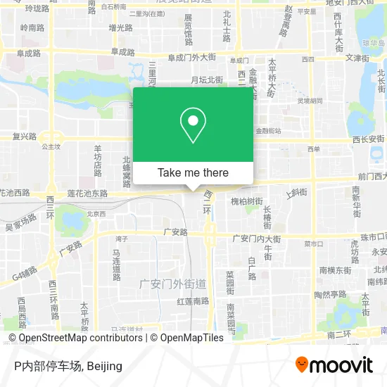P内部停车场 map
