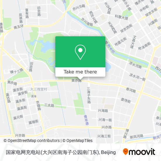 国家电网充电站(大兴区南海子公园南门东) map