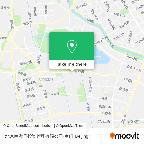北京南海子投资管理有限公司-南门 map