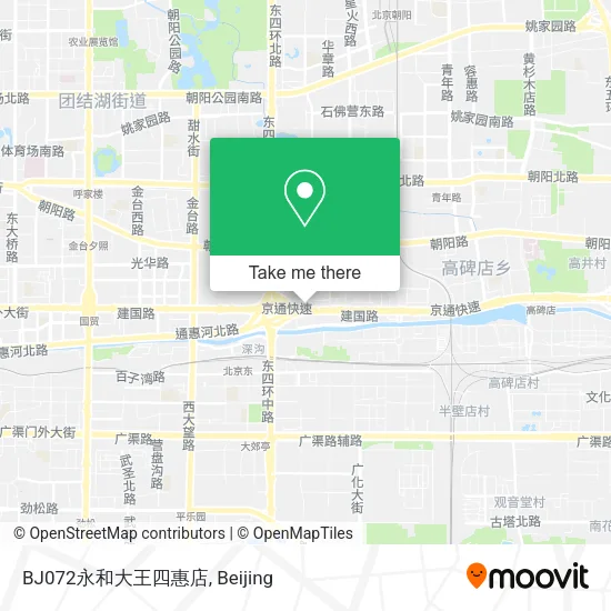 BJ072永和大王四惠店 map