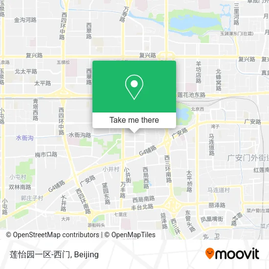 莲怡园一区-西门 map