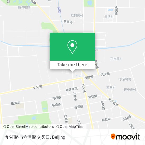 华祥路与六号路交叉口 map